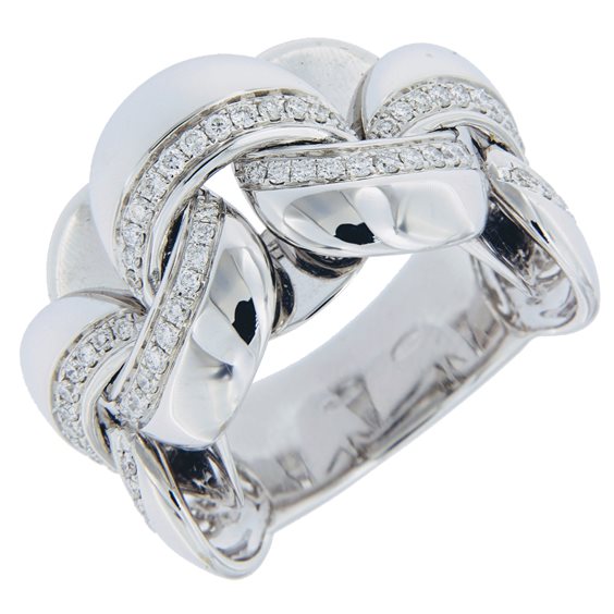 Ring Chimento Woman Infinity in White Gold Diamante 0.54 Ct 1A07991B15140-14 - 1A07991B15140-14